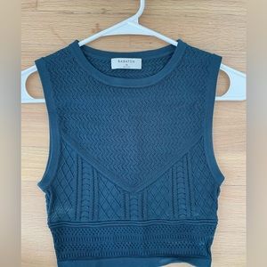 Babaton crop top - blue
